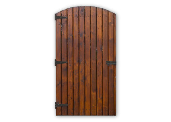 Arched D Rail Side Gate